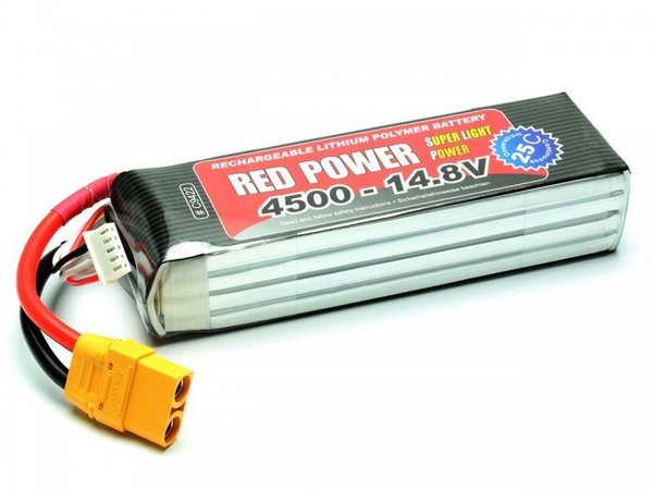 LiPo Akku RED POWER SLP 4500 - 14,8V